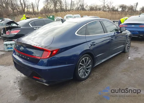 2021 Hyundai Sonata Limited из США, поврежденный, VIN 5NPEH4J25MH113408